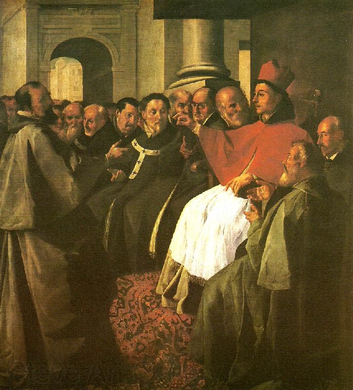 Francisco de Zurbaran buenaventura at the council of lyon